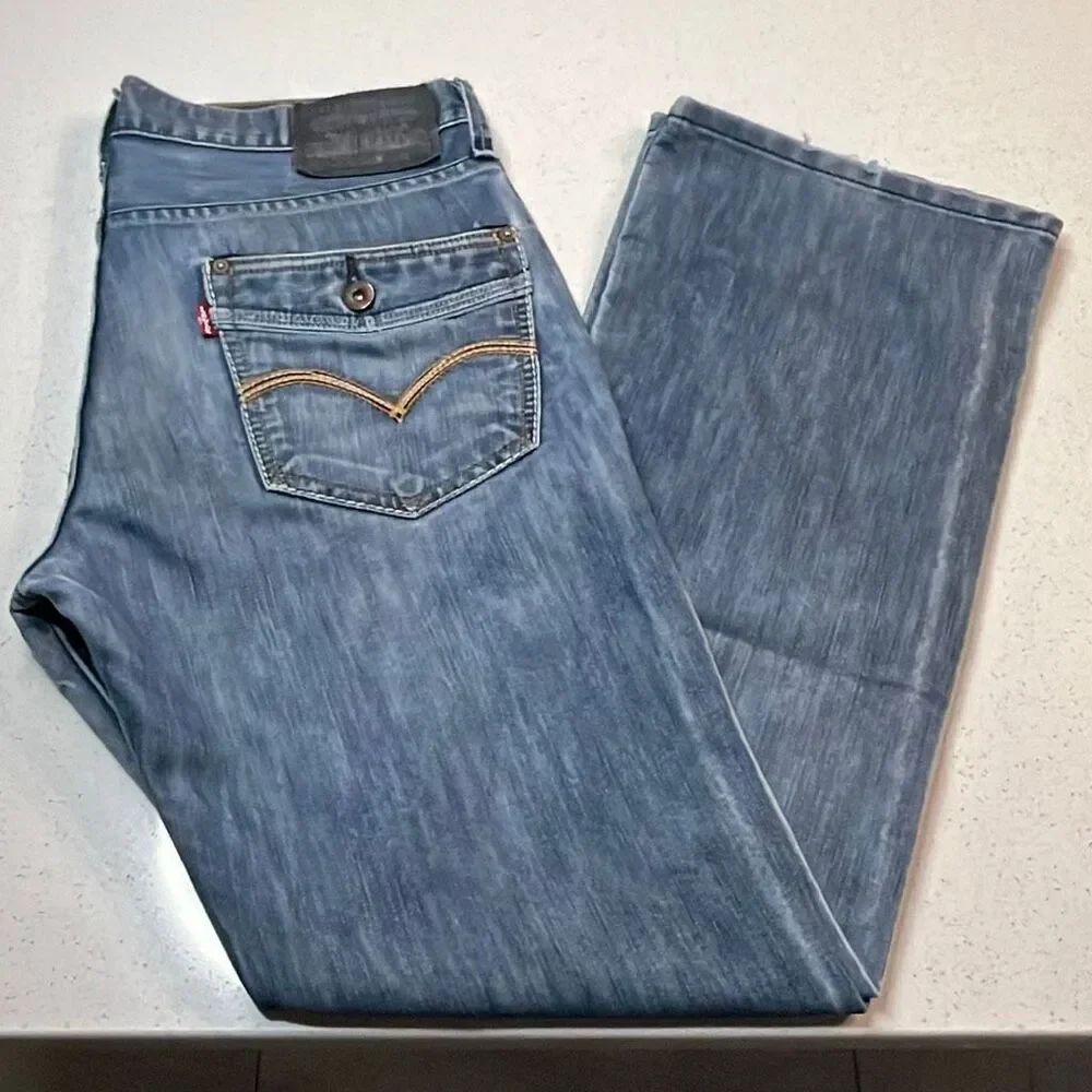 Levi’s 527 Slim Boot Cut Jeans Men’s 32x30 Blue Stretch Denim Medium Wash